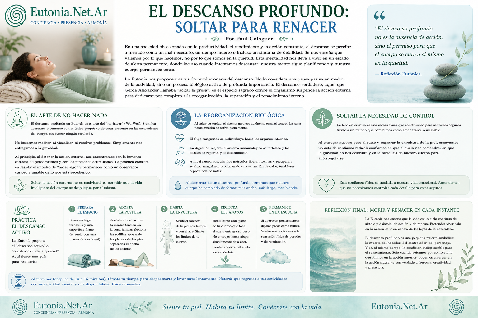 El Descanso Profundo: Soltar para Renacer | Euton&iacute;a